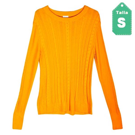 [1107] Sweater And EA Mostaza- S