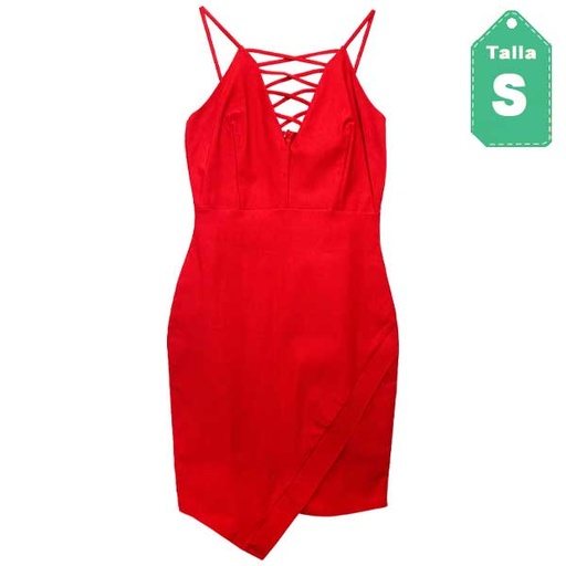 [1137] Vestido A´GACCI Rojo- S