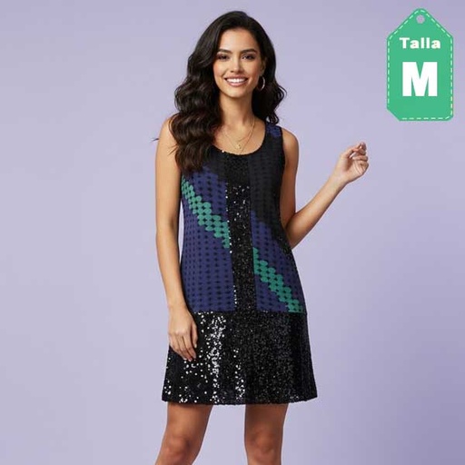[1021] Vestido Custo Barcelona Estampado- M