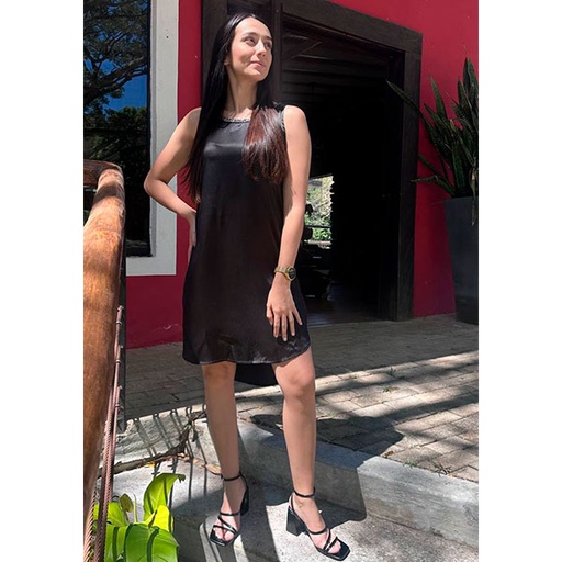 [1115] Vestido Kenneth Cole Negro- S