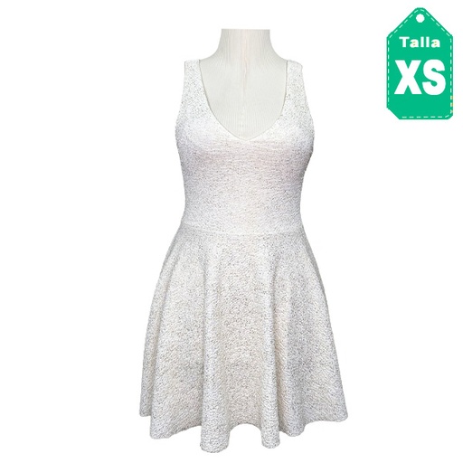 [1070] Vestido Silence Noise Blanco- XS