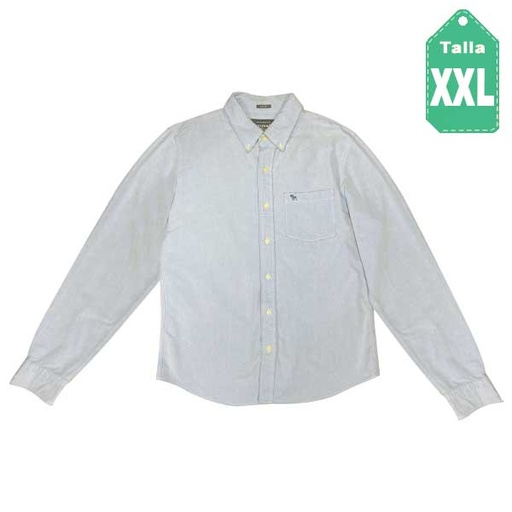 [1243] Camisa Abercrombie Azul- XXL