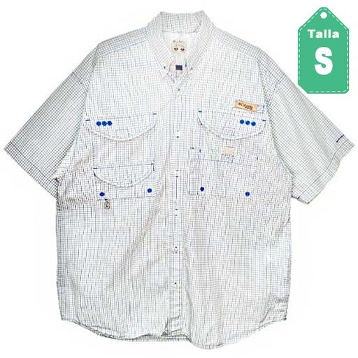 [1247] Camisa Columbia Blanco- S