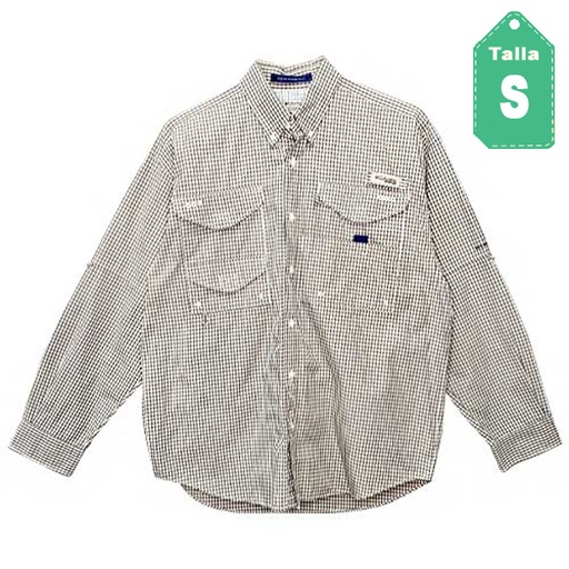 [1246] Camisa Columbia Cuadros- S