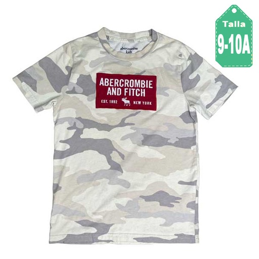 [1236] Camiseta Abercrombie Camuflaje- 9/10