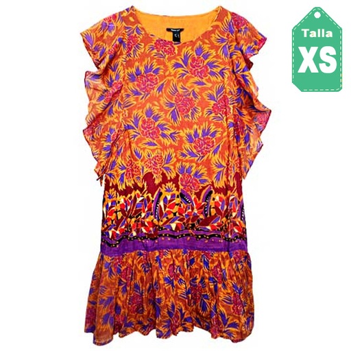[1271] Vestido Mango Suit Estampado- XS