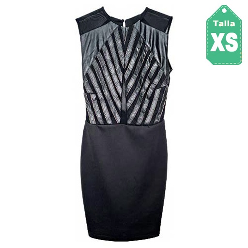 [1287] Vestido Explosion Negro- XS