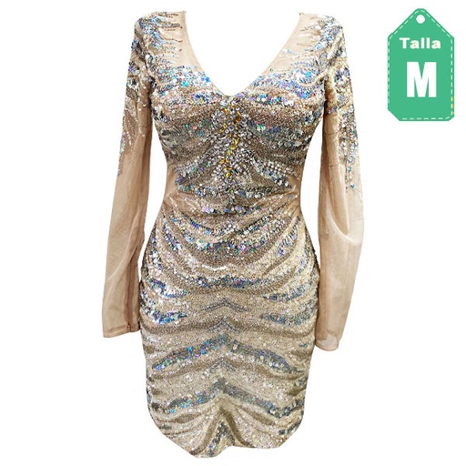 [1311] Vestido Coya Pedreria- M