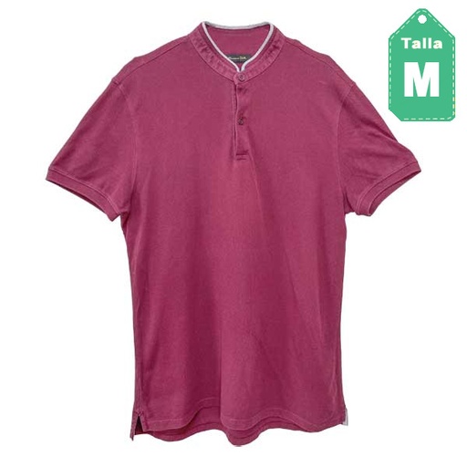 [1341] Chemise Massimo Dutti Vinotinto- M