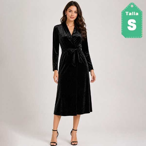 [1345] Vestido WAYF Terciopelo- S