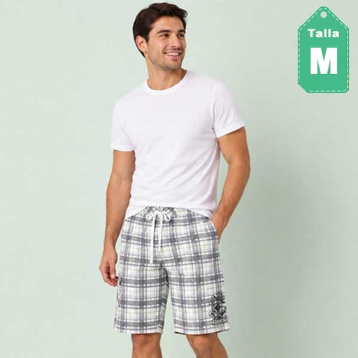 [1349] Short Quiksilver Cuadros- M
