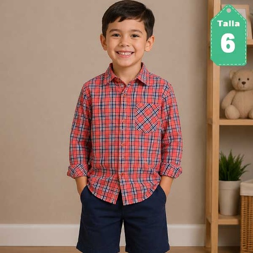 [1367] Camisa My Boy Kids Cuadros- 6