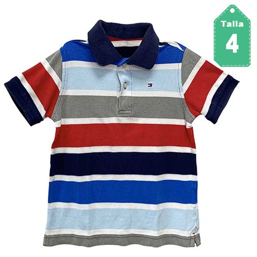 [1374] Chemise Tommy Hilfiger de Rayas- 4