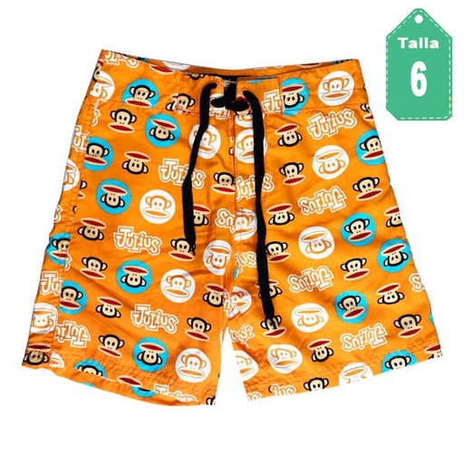 [1380] Short Paul Frank Naranja- 6