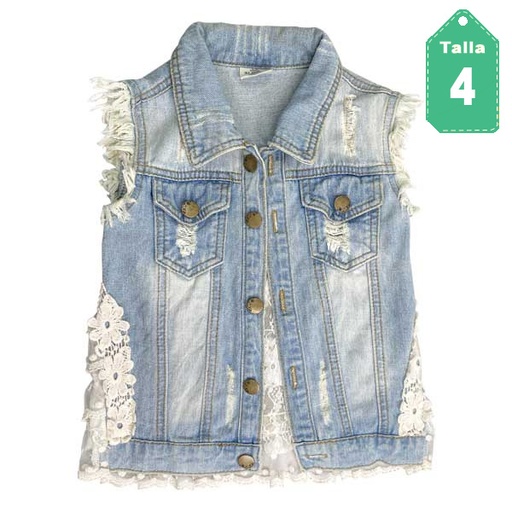 [1384] Chaleco ML Kids de Jean- 4