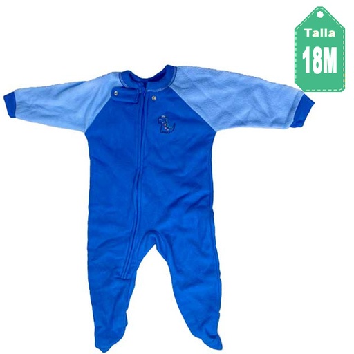 [1387] Mameluco Gerber Azul- 18M