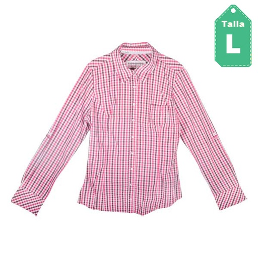 [1437] Camisa Guess Cuadros- L