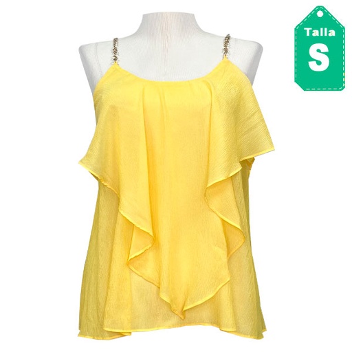 [1460] Blusa Double Zero Amarilla - S
