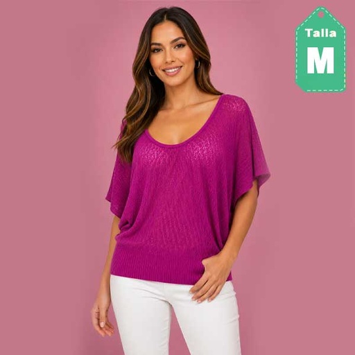 [1454] Blusa Magilla Magenta- M