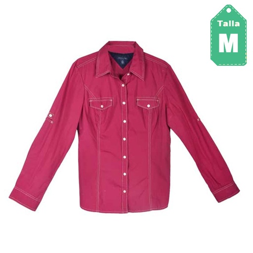 [1467] Camisa Tommy Hilfiger Vinotinto- M