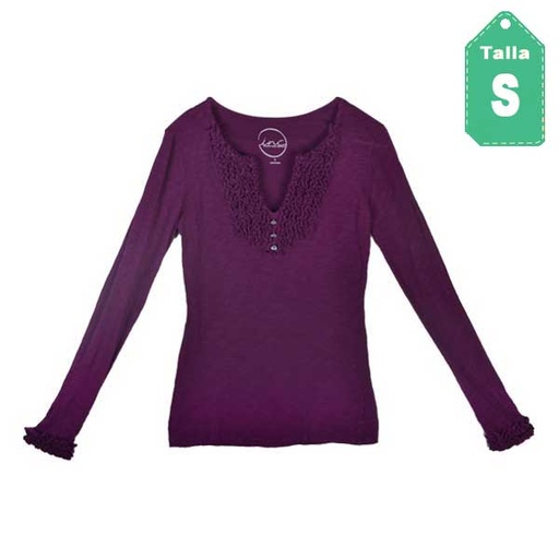 [1474] Blusa INC Morado- S