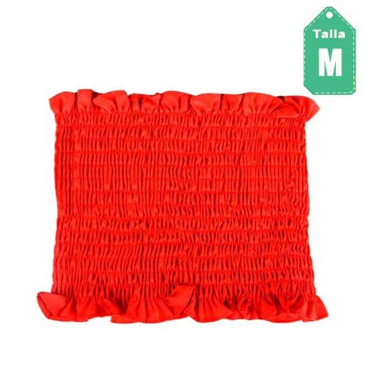 [1497] Top Fruncido Rojo- M