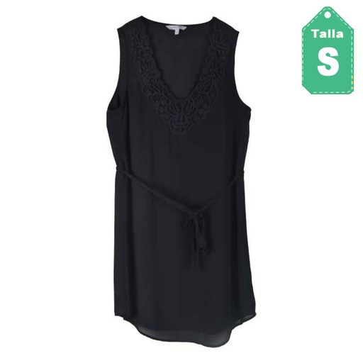 [1507] Vestido Naked Zebra Negro- S