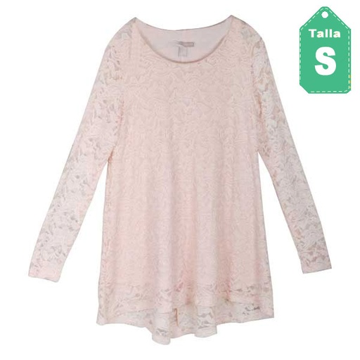 [1573] Vestido Forever21 Nude- S