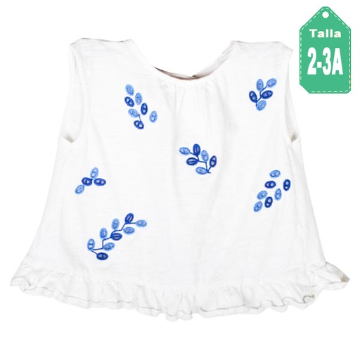 [1595] Camiseta Zara Blanco- 2/3