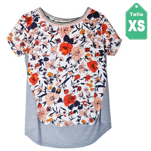[1585] Blusa One World Estampado- XS
