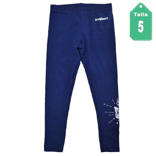 [1599] Leggins Desigual Azul- 5