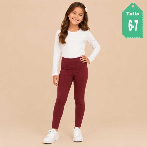 [1597] Leggins Termico Old Navy Vinotinto- 6/7