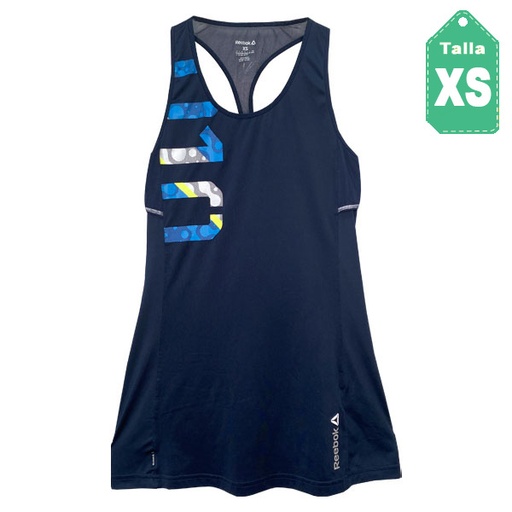 [1614] Camiseta Reebok Azul- XS