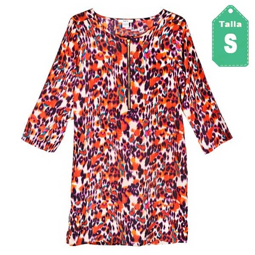 [1643] Blusa Bar Estampado - S
