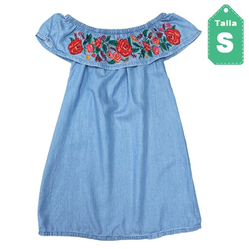 [1642] Blusa HyM Azul- S
