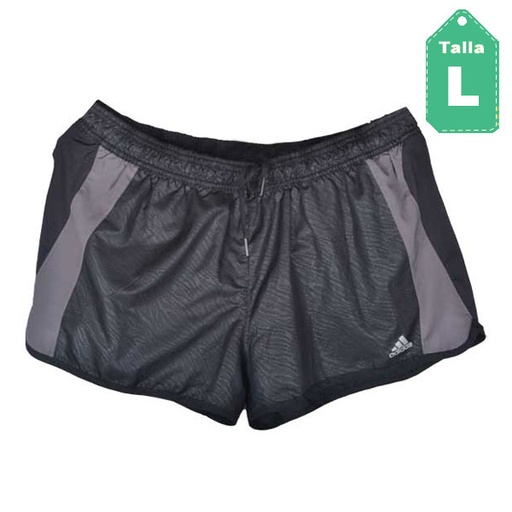 [1681] Short Adidas Negro- L