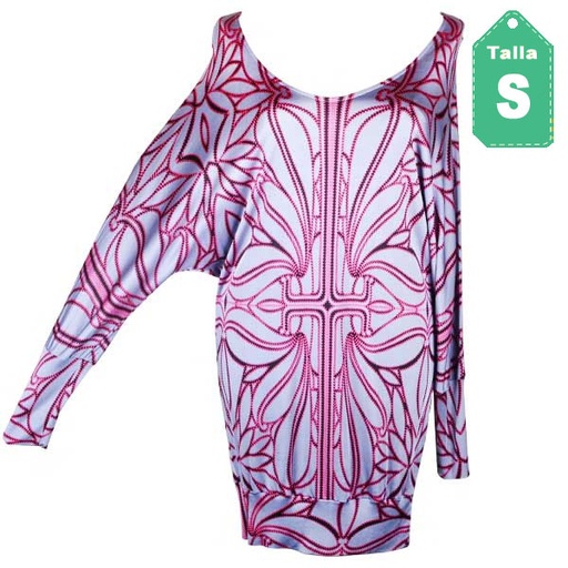 [1695] Vestido Custo Line Morado- S