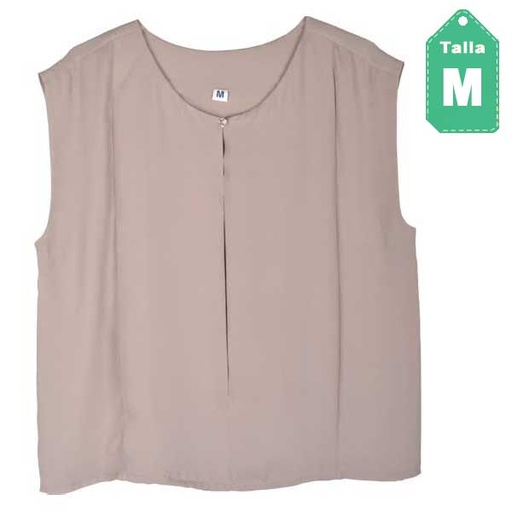 [1703] Blusa BA&JO Beige- M