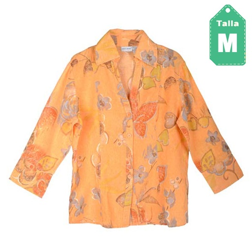[1704] Camisa Harve Naranja- M
