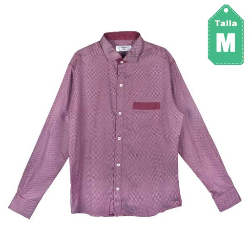 [1712] Camisa Columbian Style Vinotinto- M