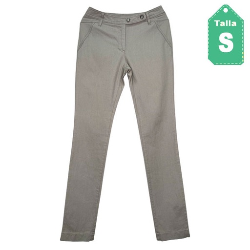 [1810] Pantalon Silvia Mori Gris - S