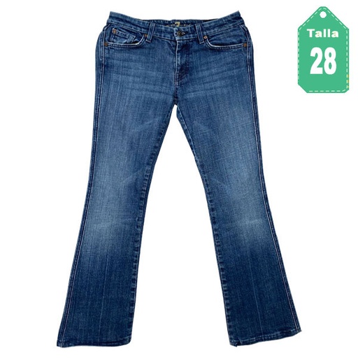 [1826] Jeans 7 Azul Prelavado- 28
