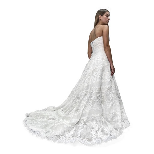 [1823] Vestido de Novia Pronovias Blanco- S