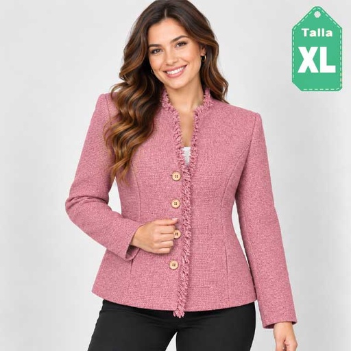 [1839] Blazer Rosado- XL