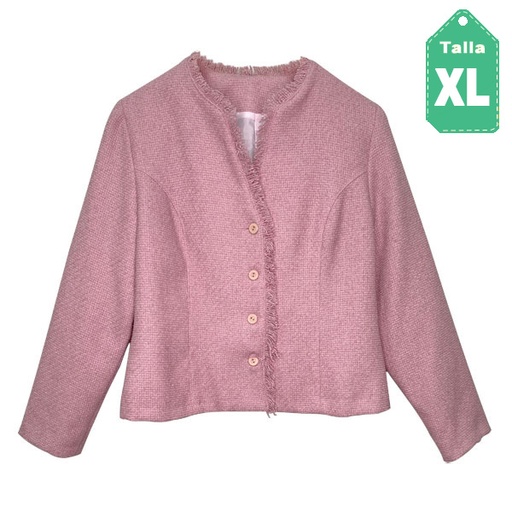 [1839] Chaqueta Rosado- XL