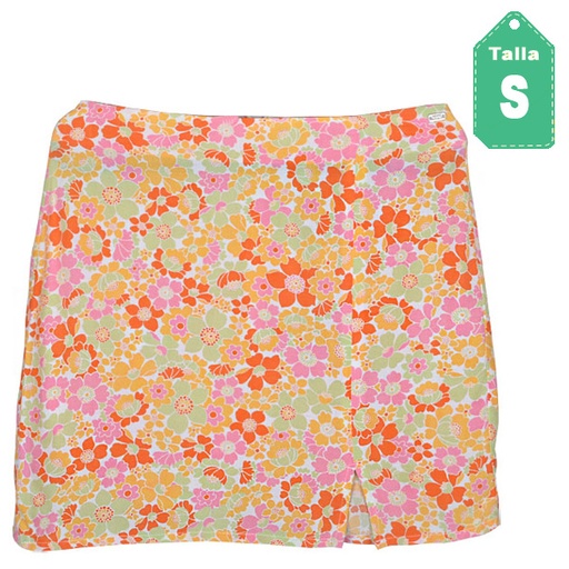 [1860] Falda Pull&Bear Floral- S