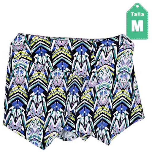[1859] Falda Short Exotik Estampado- M