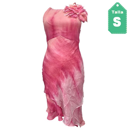 [1906] Vestido Zara Rosa- S