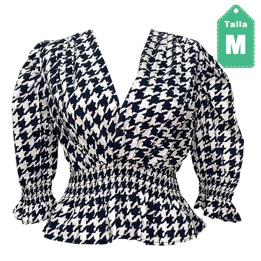 [1968] Blusa Patystell Estampado- M( sucia)
