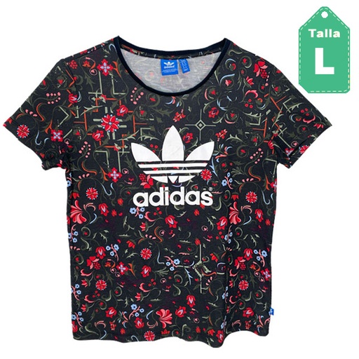 [1973] Camiseta Adidas Estampada- L